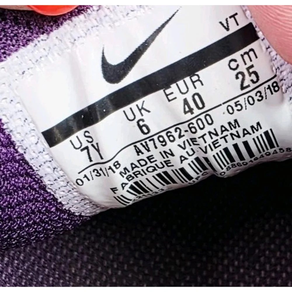 Nike Air Max Plus TN Tuned Lucky Charms Sneakers Purple Girl's Size 7Y